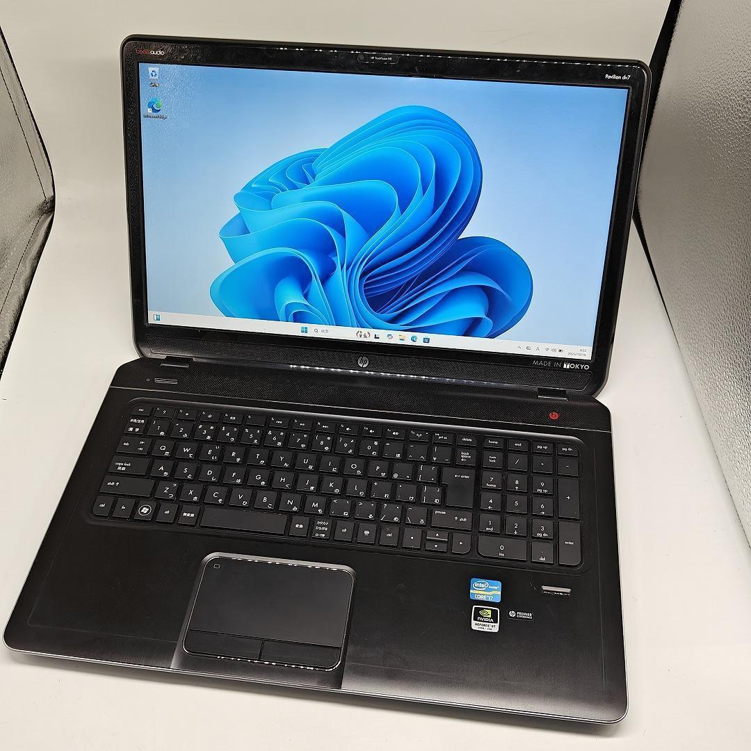 【HP】高速i7 SSD256GB 16GB バッテリー新品 ノートPC