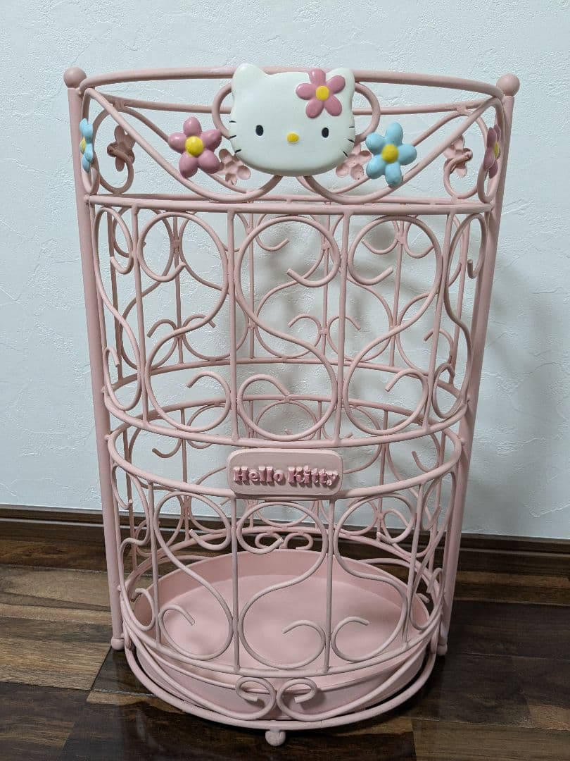 レアハローキティ傘立て ピンク2003年製