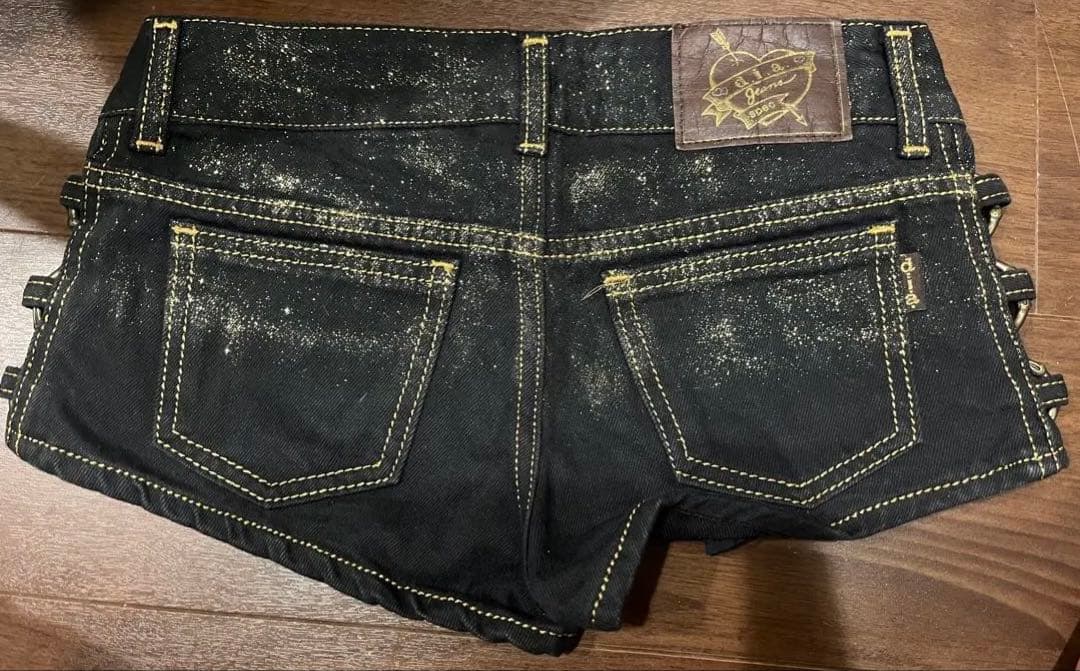 d.i.a. ショートパンツ ブラック ラメ