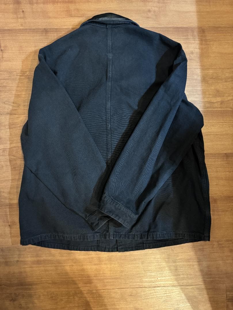 【25AW】H BEAUTY&YOUTH フェードレザーカラーカバーオールOvy