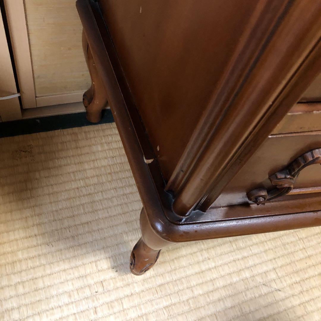 チェスト  5段ボックス 収納 アンティーク 猫足 レトロ