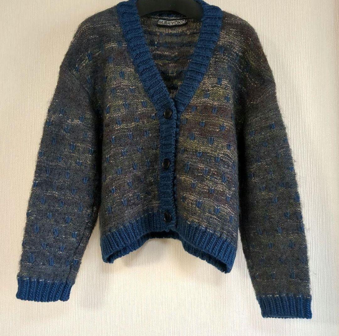 M & KYOKO ニットカーディガン