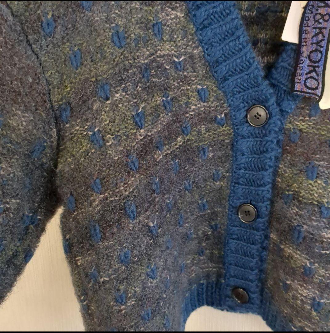 M & KYOKO ニットカーディガン