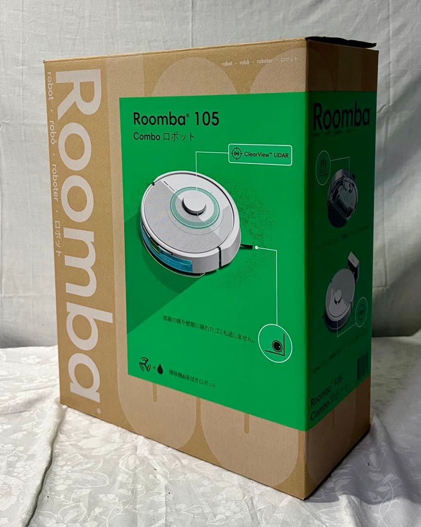 ④ ルンバiRobot Roomba105 ComboロボットホワイトY3