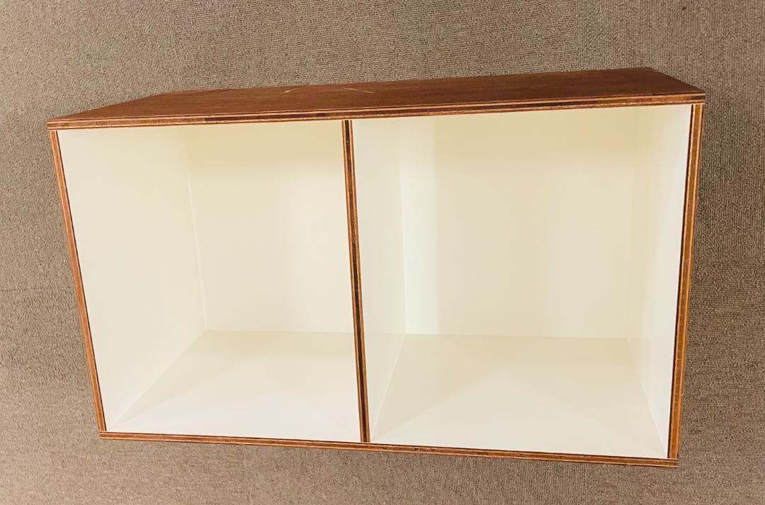 LAUAN SHELVES ラワンシェルブズ 縦2列ホワイト