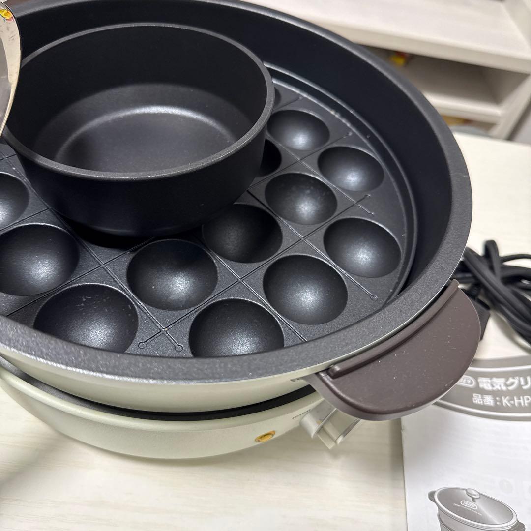 Toffy 電気グリル鍋 たこ焼き器