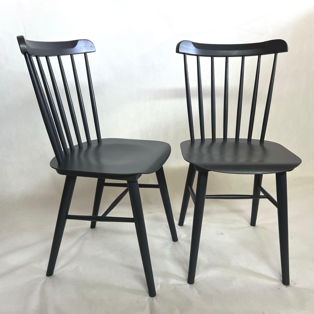 TON・アイロニカチェア・ダークグレー 2脚セット・チェコ・濃いグレー