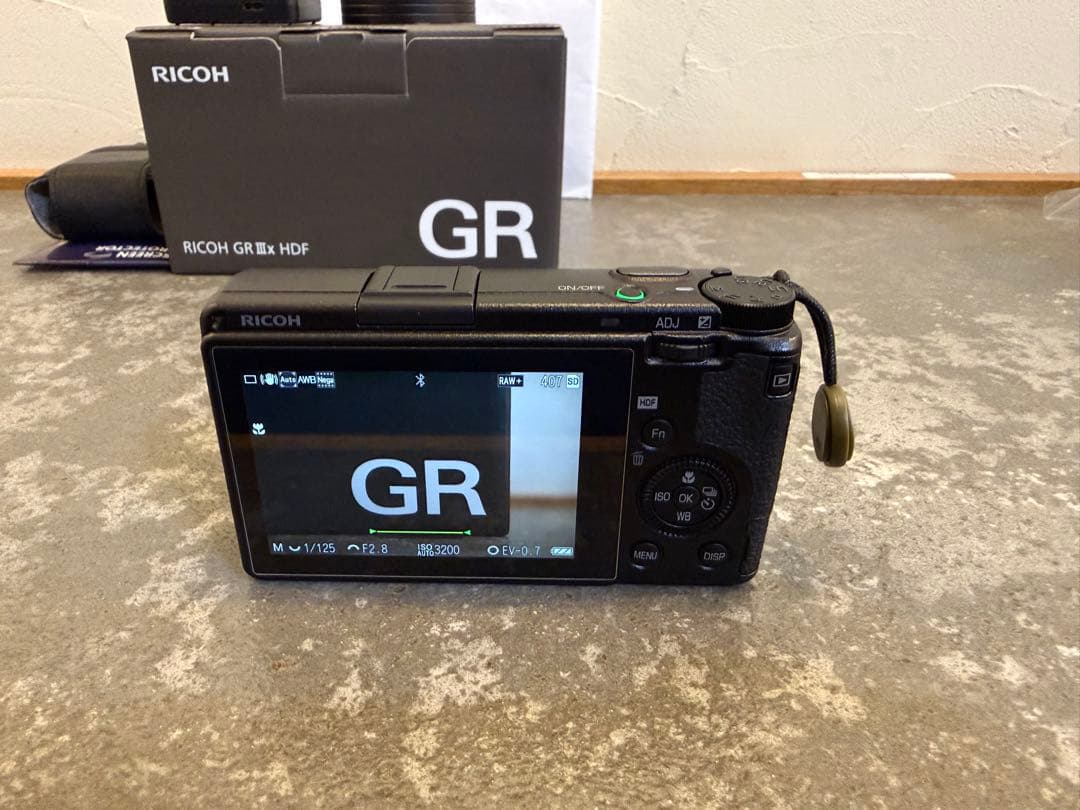 RICOH GR IIIx HDF／シャッター467回