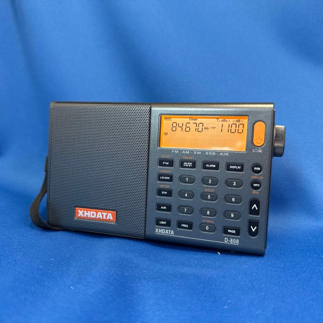 【USB Type-C】XHDATA D-808 BCLラジオ