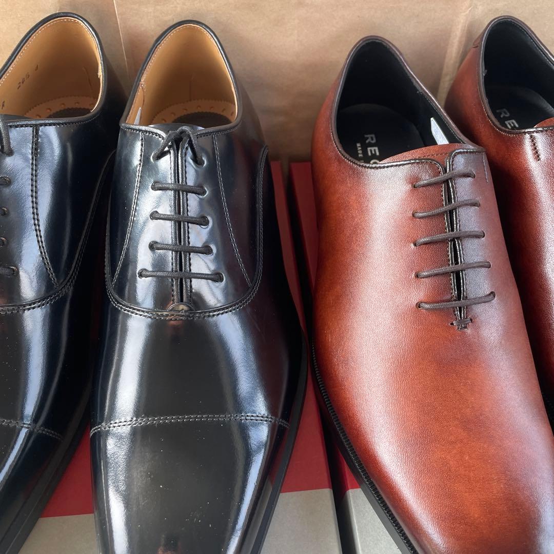 リーガル　911Rブラック 24GLブラウン 24.5CM 2足セット