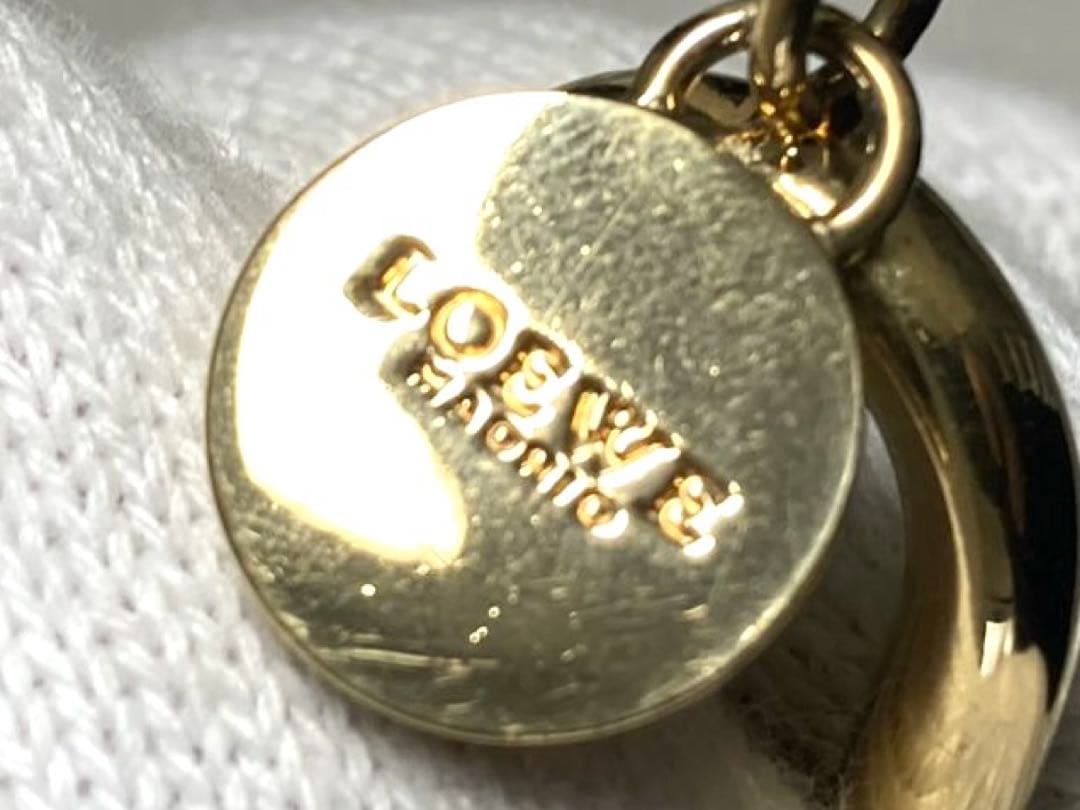 美品　ロエベ　レザー　フリンジ　チャーム　バッグチャーム