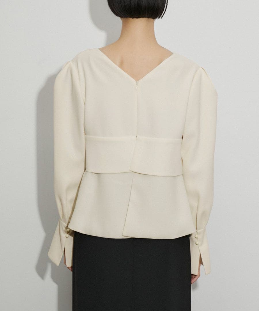 ADAM ET ROPÉ FEMME アダムエロペ　ペプラムドレス　36サイズ