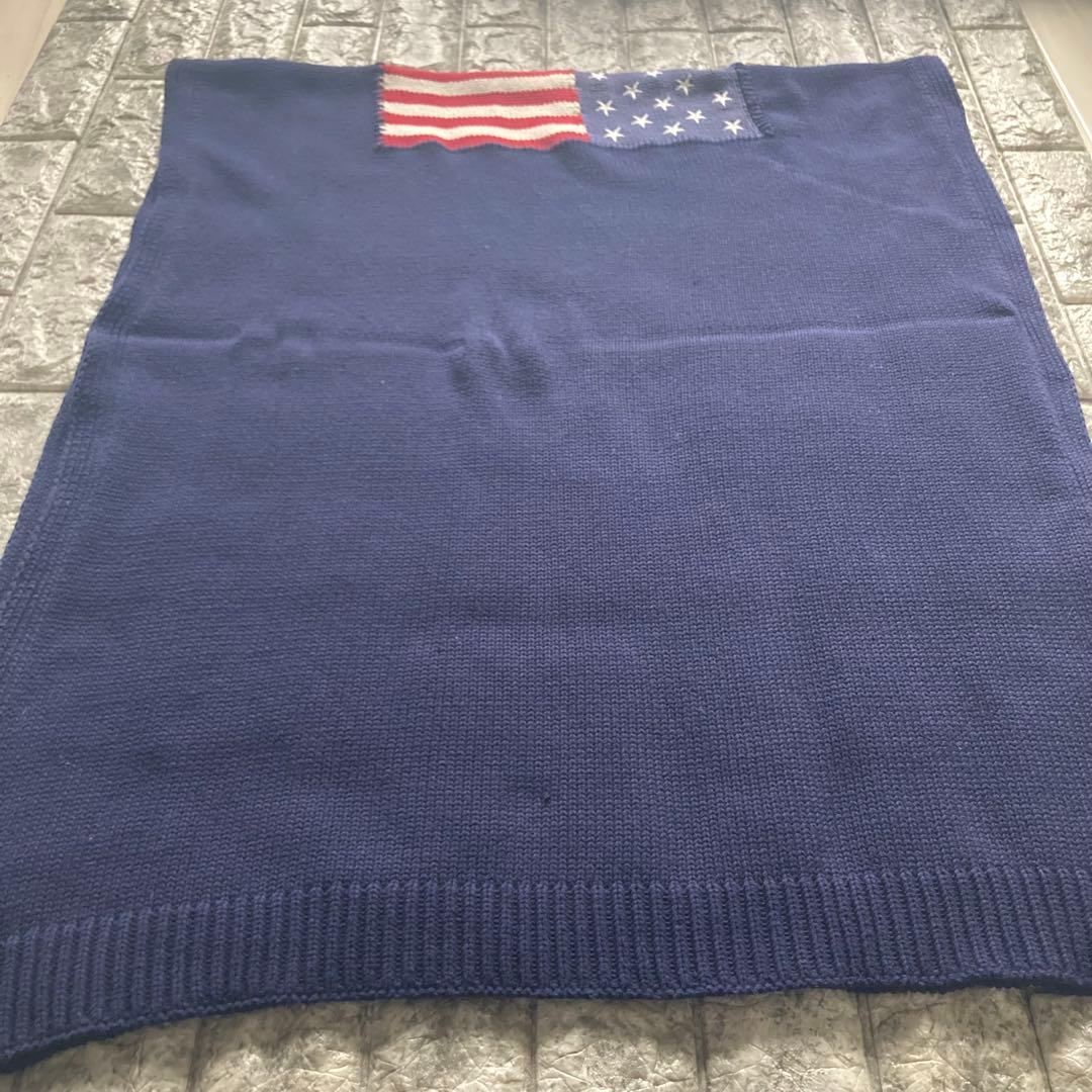 ラルフローレン アメリカ国旗 星条旗 ブランケット
