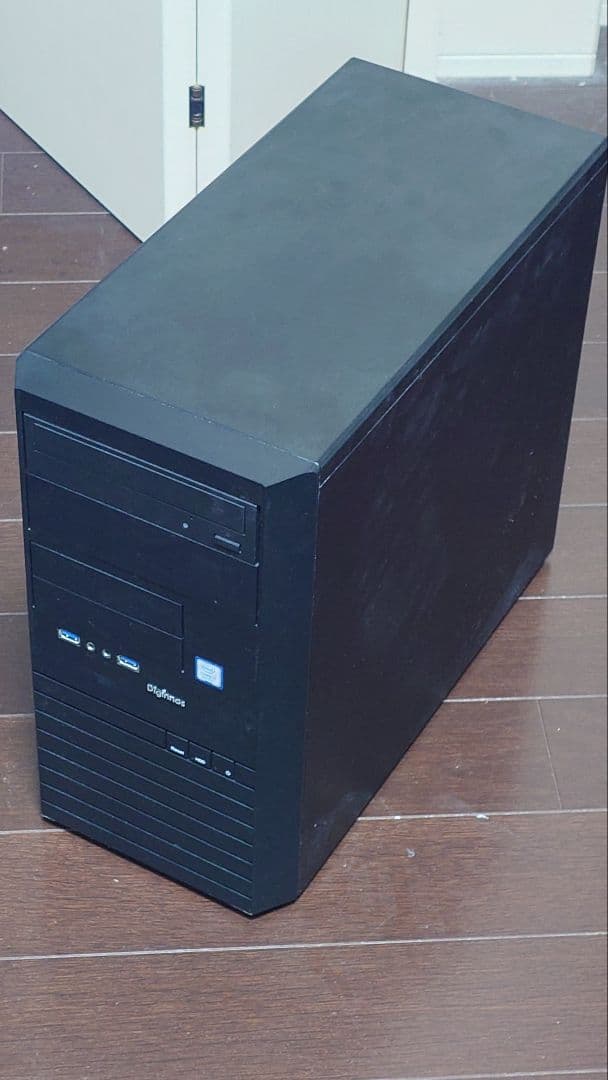 デスクトップPC ブラック 光学ドライブ搭載