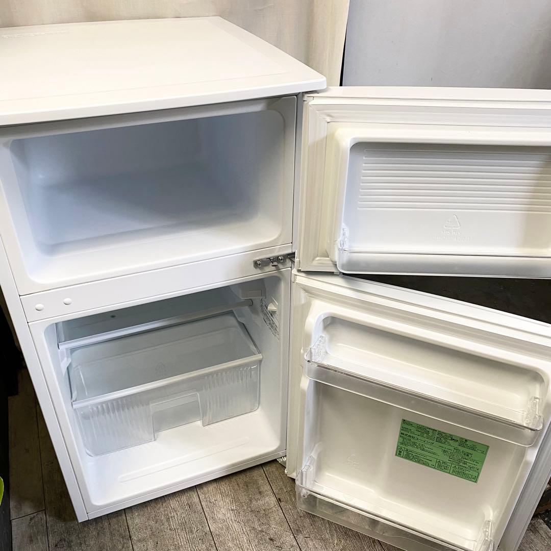 一人暮らしやワンルーム、オフィスに！2ドア冷凍冷蔵庫90L