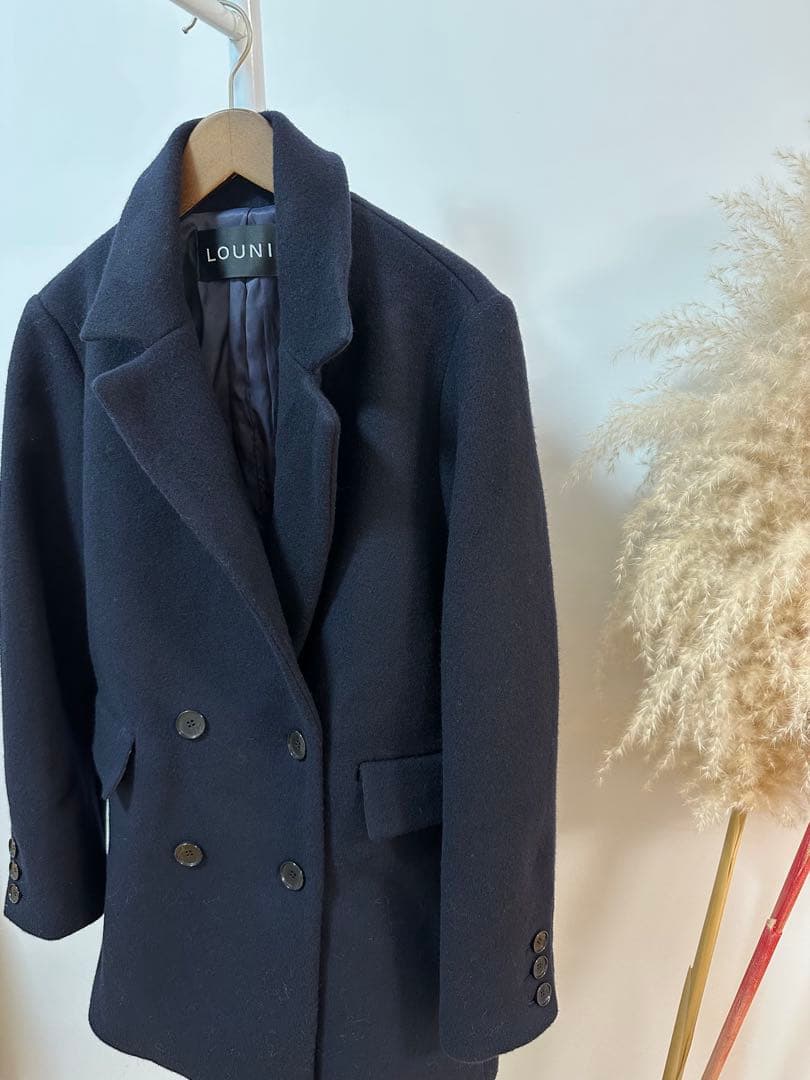 ルーニィ新品⭐️25年新作ジャコットウールジャケットコートsuper110‘s