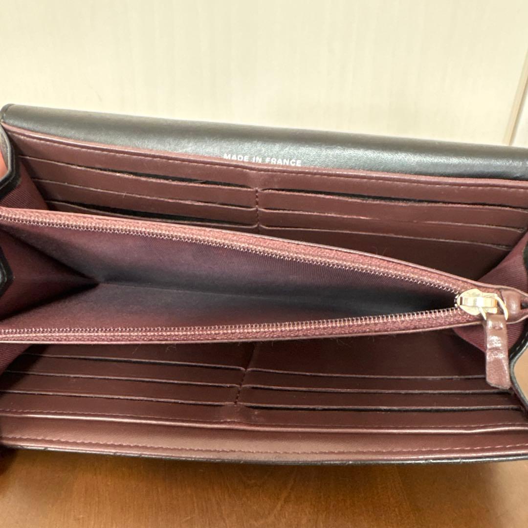 CHANEL マトラッセ ロングウォレット ラムスキン ゴールド 長財布
