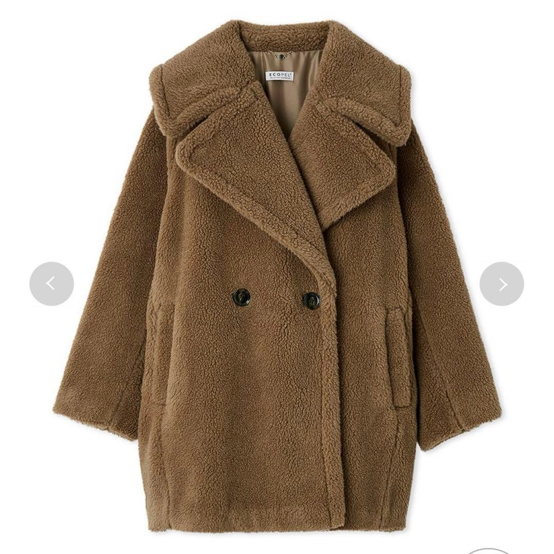 frayid ECOPELボアミドルコート