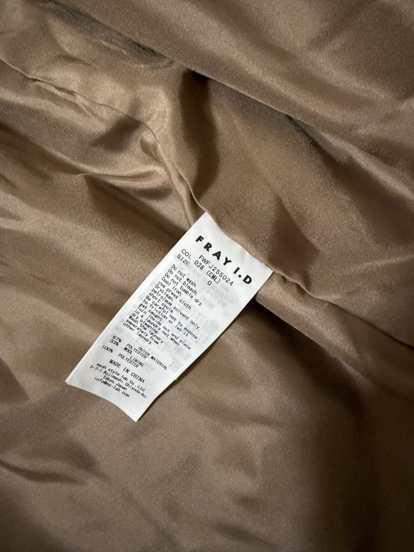 frayid ECOPELボアミドルコート