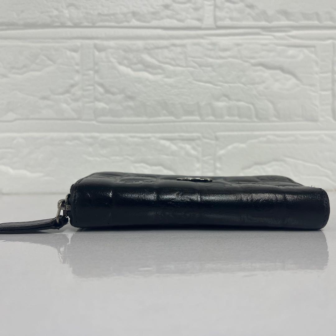 CHANEL シャネル 財布 ケース ブラック アイコンライン 美品