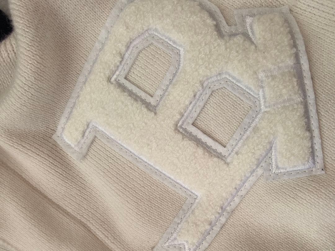 bibiy B. CLUB TIE CARDIGAN ホワイト 限定