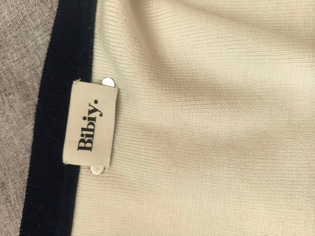 bibiy B. CLUB TIE CARDIGAN ホワイト 限定