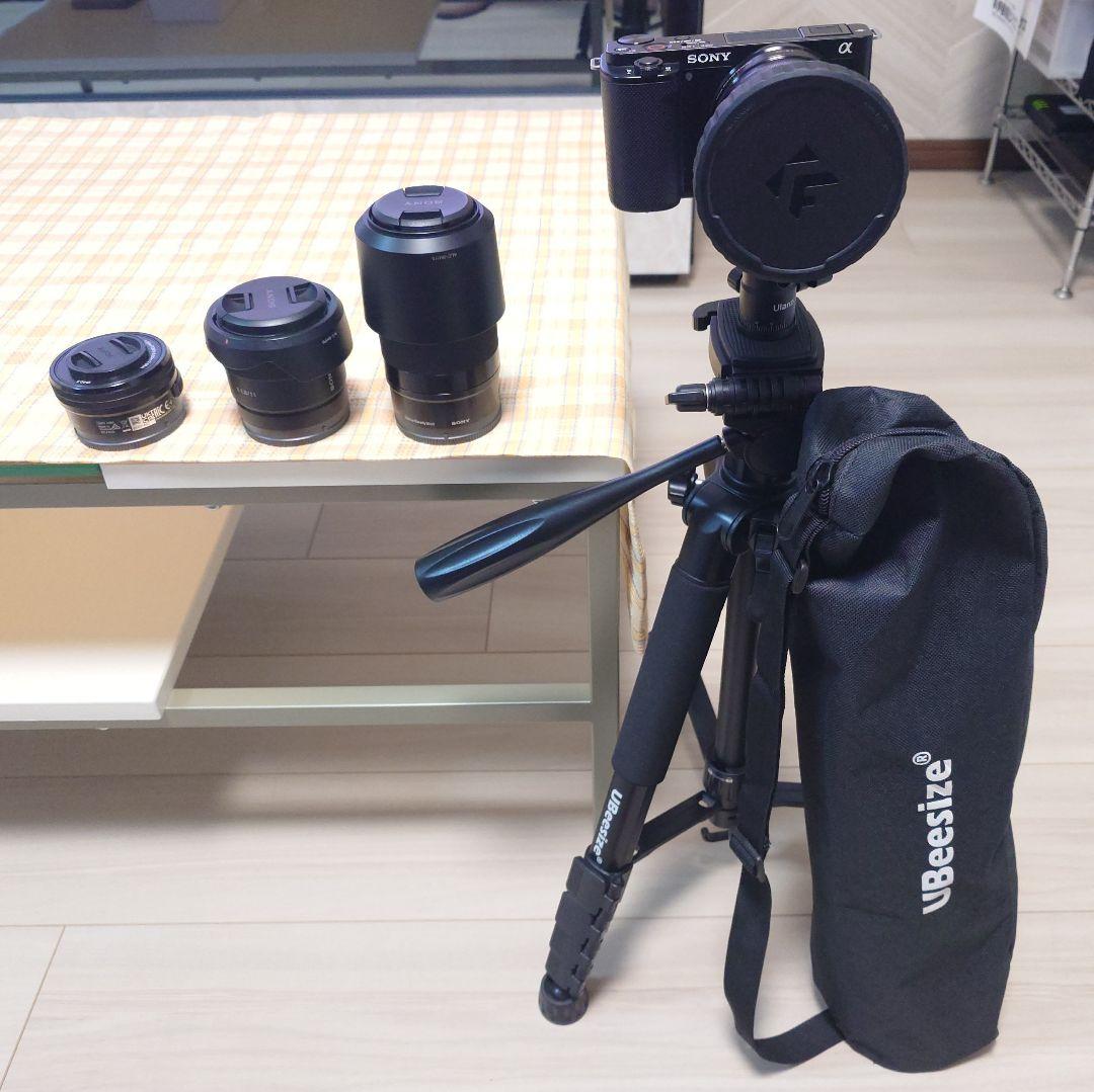 Sony ZV--E10＆レンズ計4本＆三脚＆その他13点