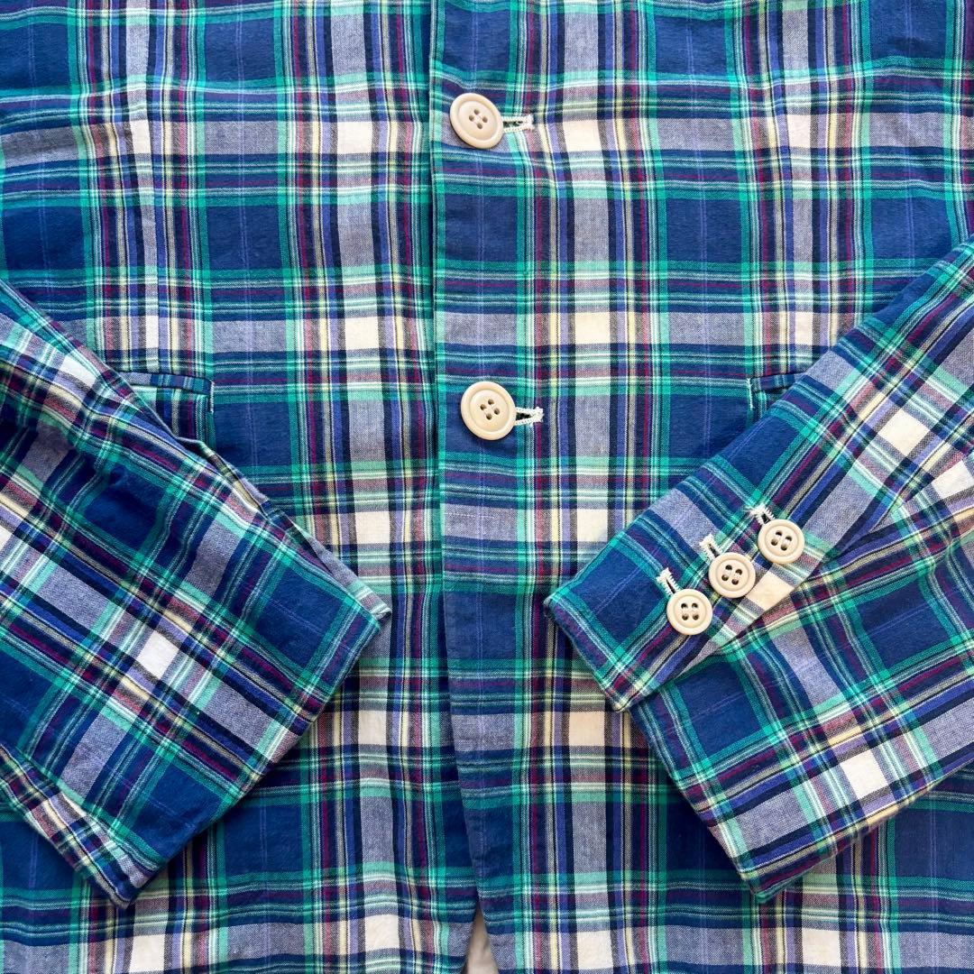 コムデギャルソンオムプリュス タータンチェック 3Bジャケット テーラード