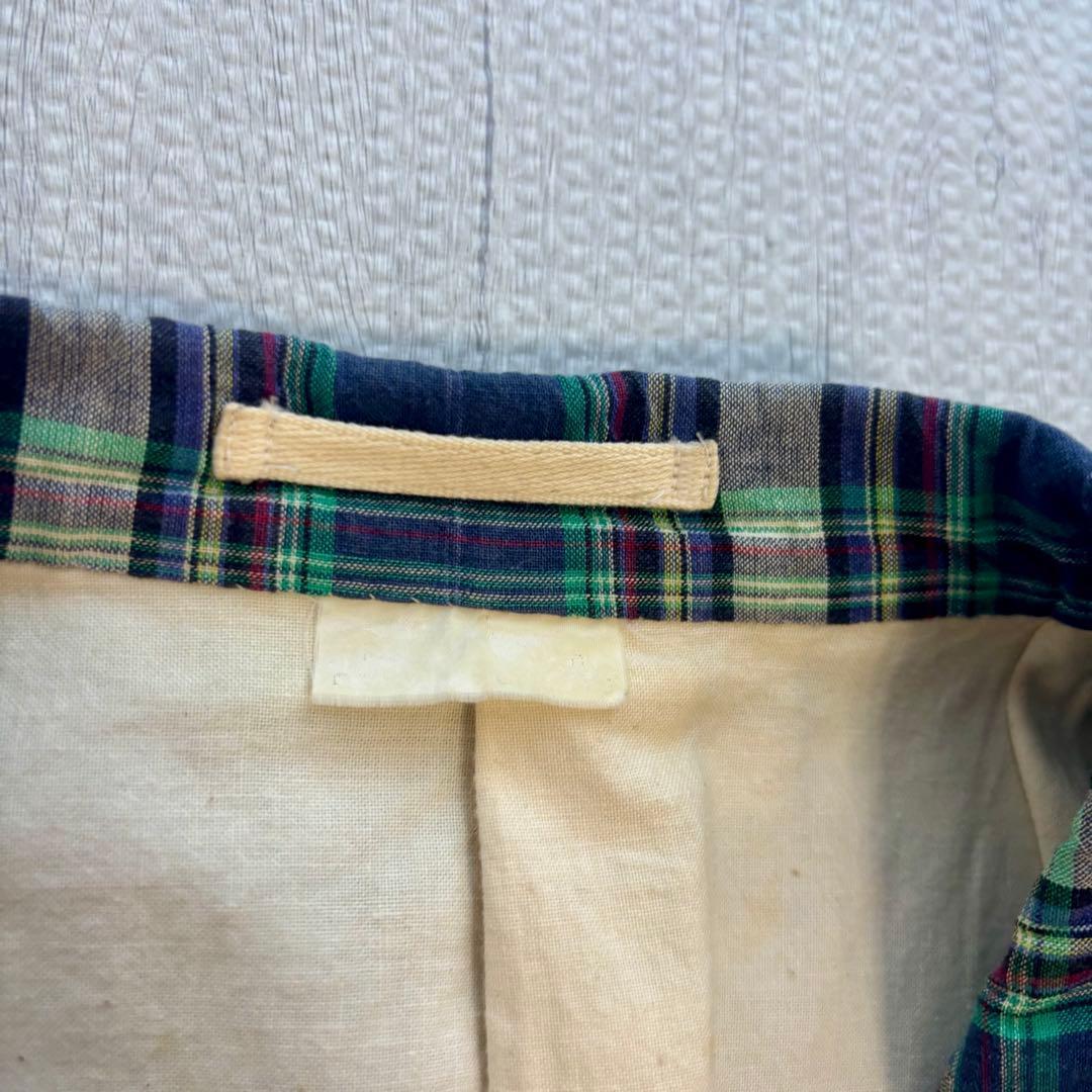 コムデギャルソンオムプリュス タータンチェック 3Bジャケット テーラード