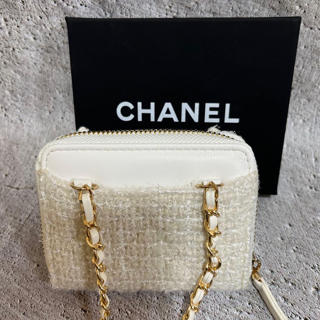 ツイードミニバッグ ミニウォレット 箱付き