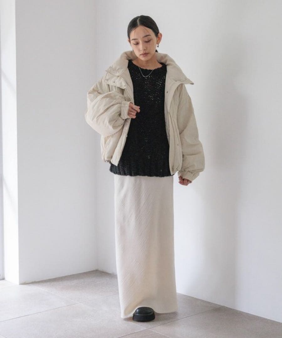 LOWRYSFARM ローリーズファーム モンスターショートコート アイボリー