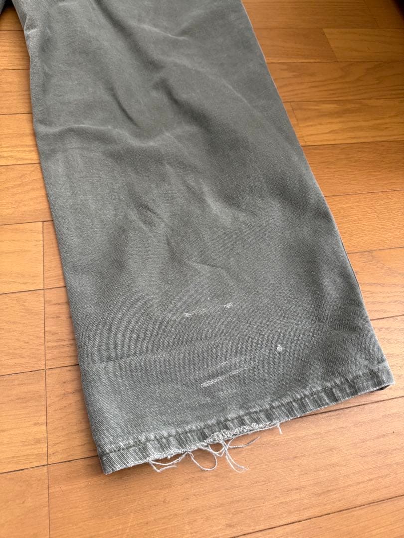 00s carhartt ペインター　ダッグ地パンツ　カーキ系 W44 L32
