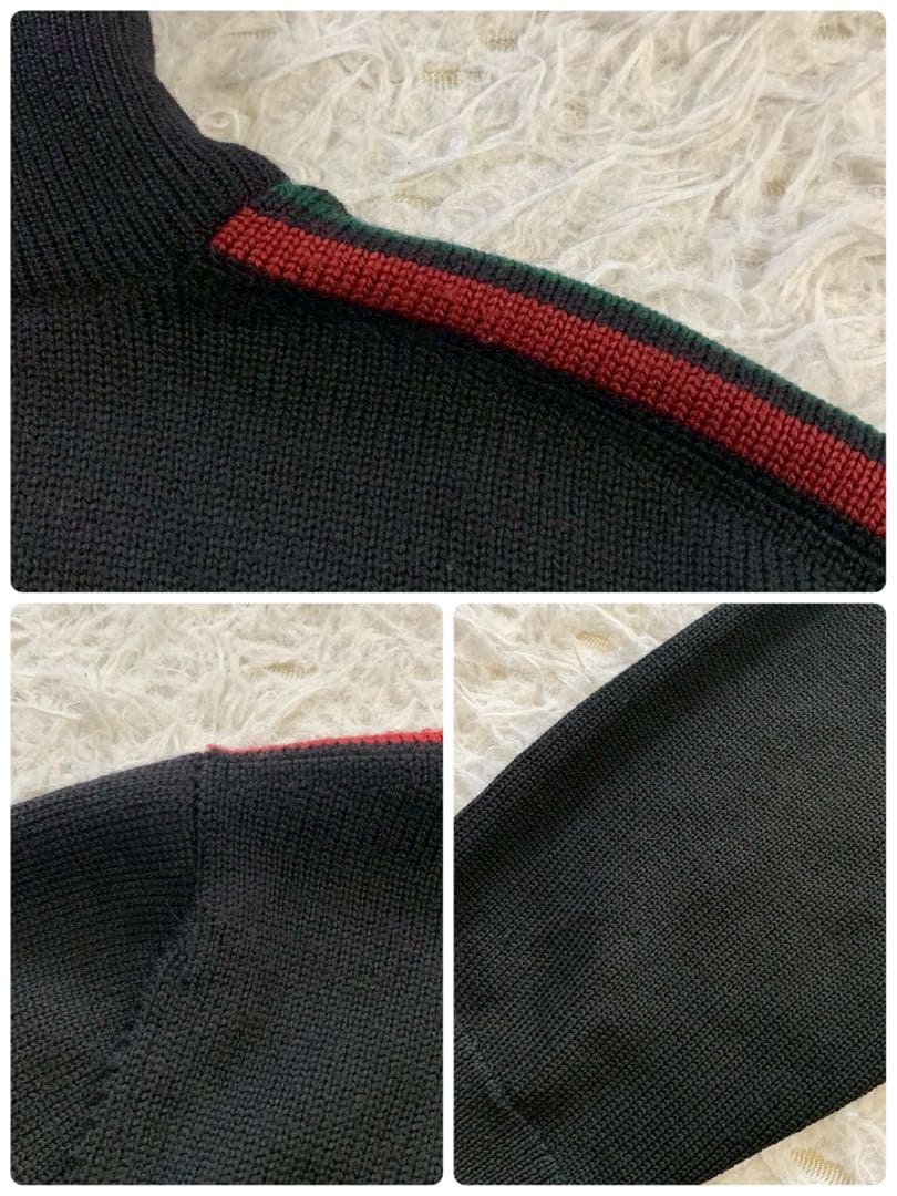 GUCCI　グッチ　シェリーライン　ドライバーズニット　ジップアップジャケット