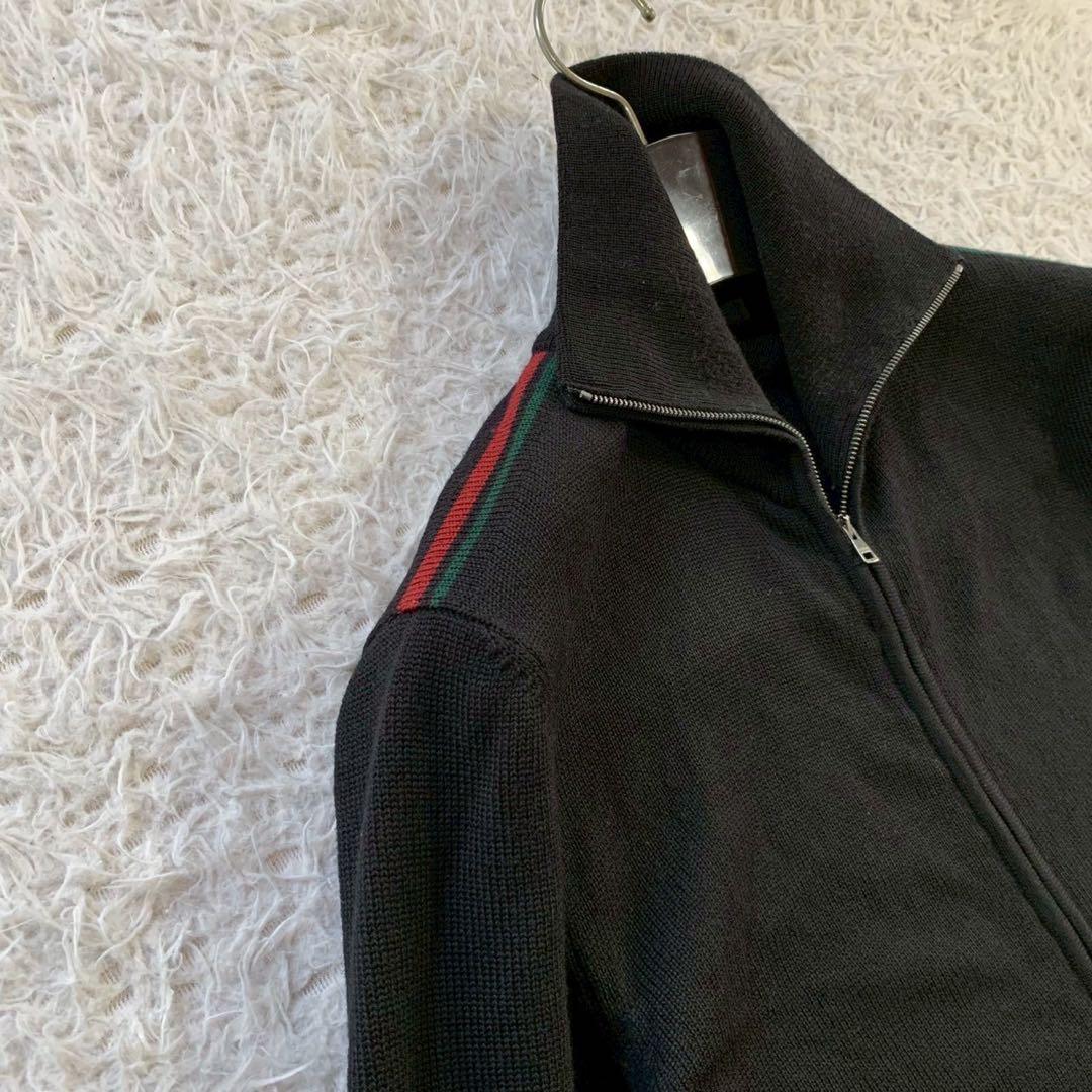 GUCCI　グッチ　シェリーライン　ドライバーズニット　ジップアップジャケット