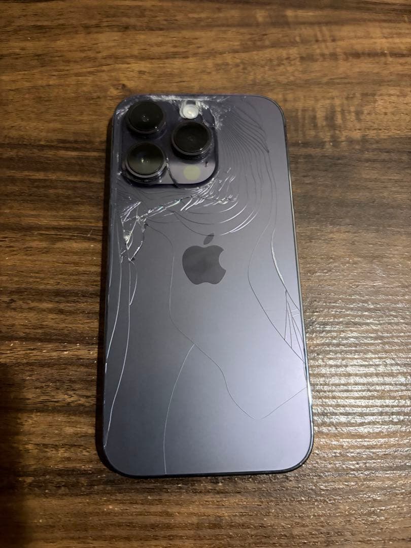 iPhone 14pro ディープパープル 128GB 本体　ジャンク品