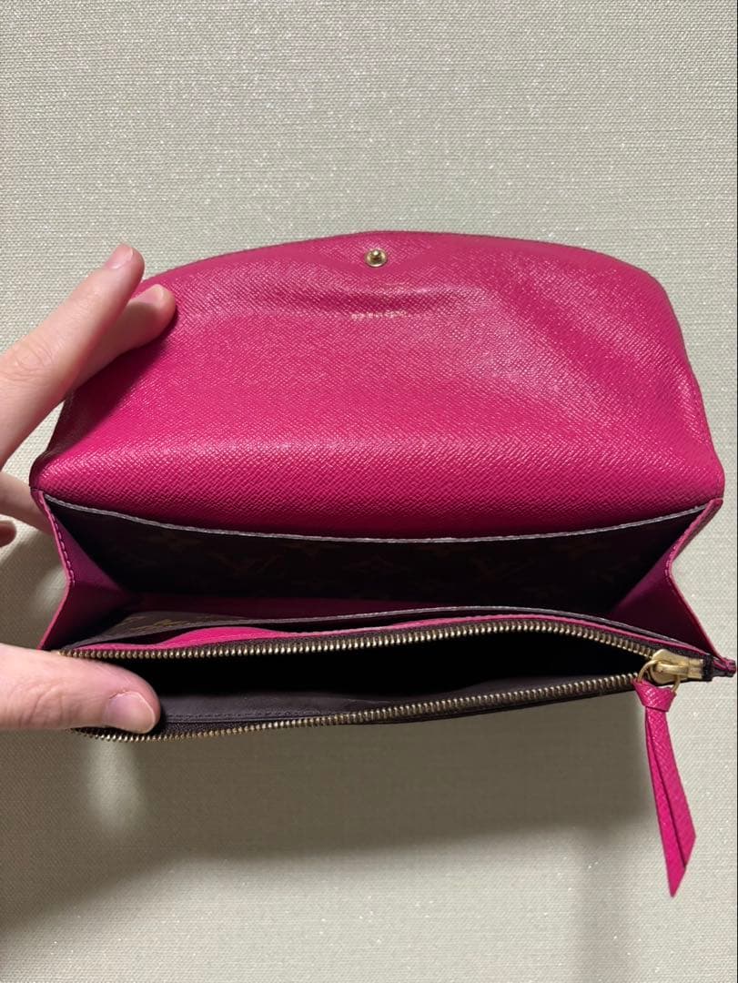 Louis Vuitton 長財布 ブラウン ピンク