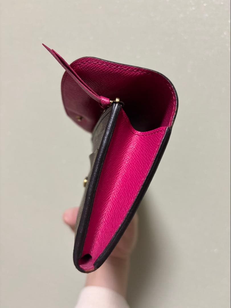 Louis Vuitton 長財布 ブラウン ピンク