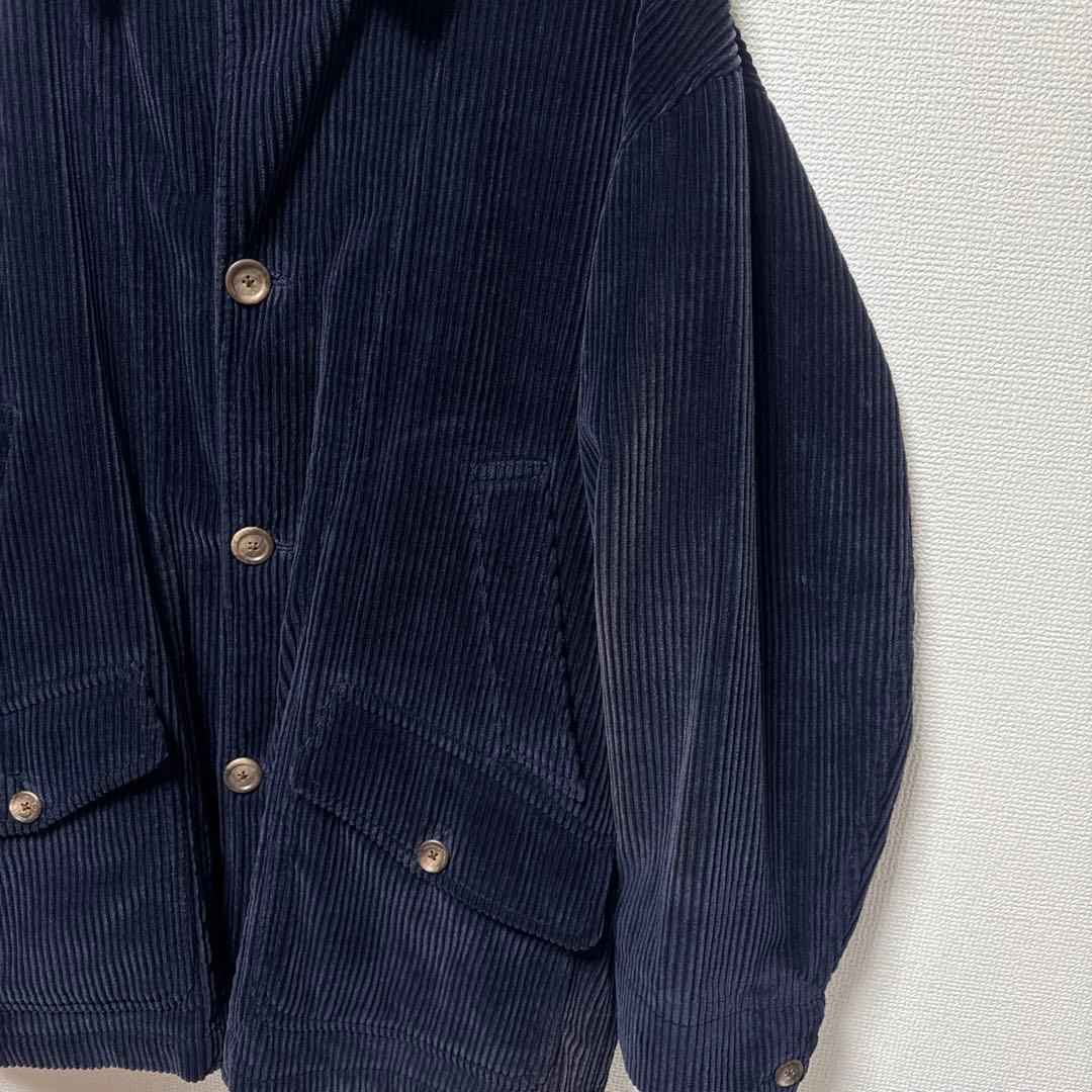 コーデュロイカバーオール NICKY ADAMS ネイビー