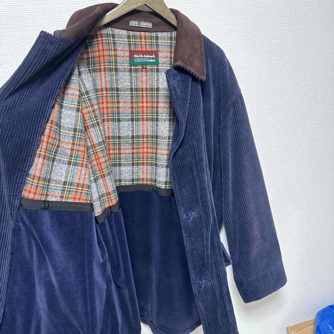 コーデュロイカバーオール NICKY ADAMS ネイビー