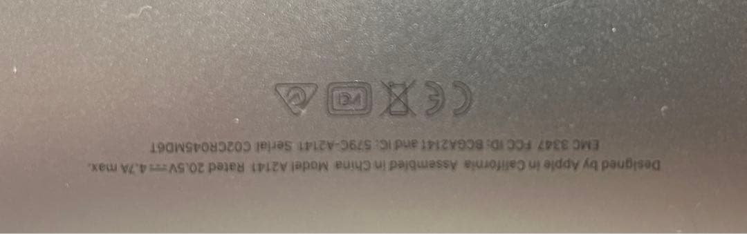 MacbookPro2019 16inch出品いたします