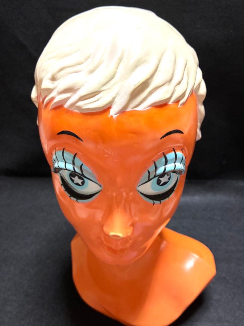 ツイッギー　ヘッドマネキン　ビンテージ　レトロ