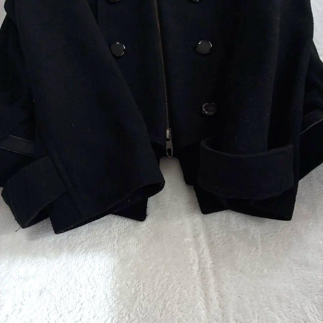 PPFM ピーピーエフエム ナポレオンジャケット S ウール 黒 Y2K 希少