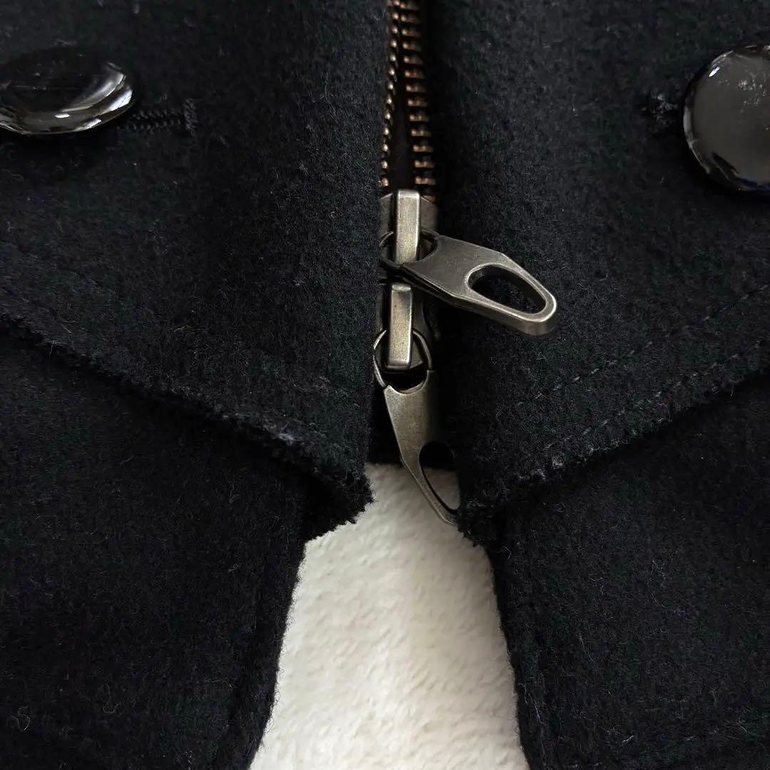 PPFM ピーピーエフエム ナポレオンジャケット S ウール 黒 Y2K 希少