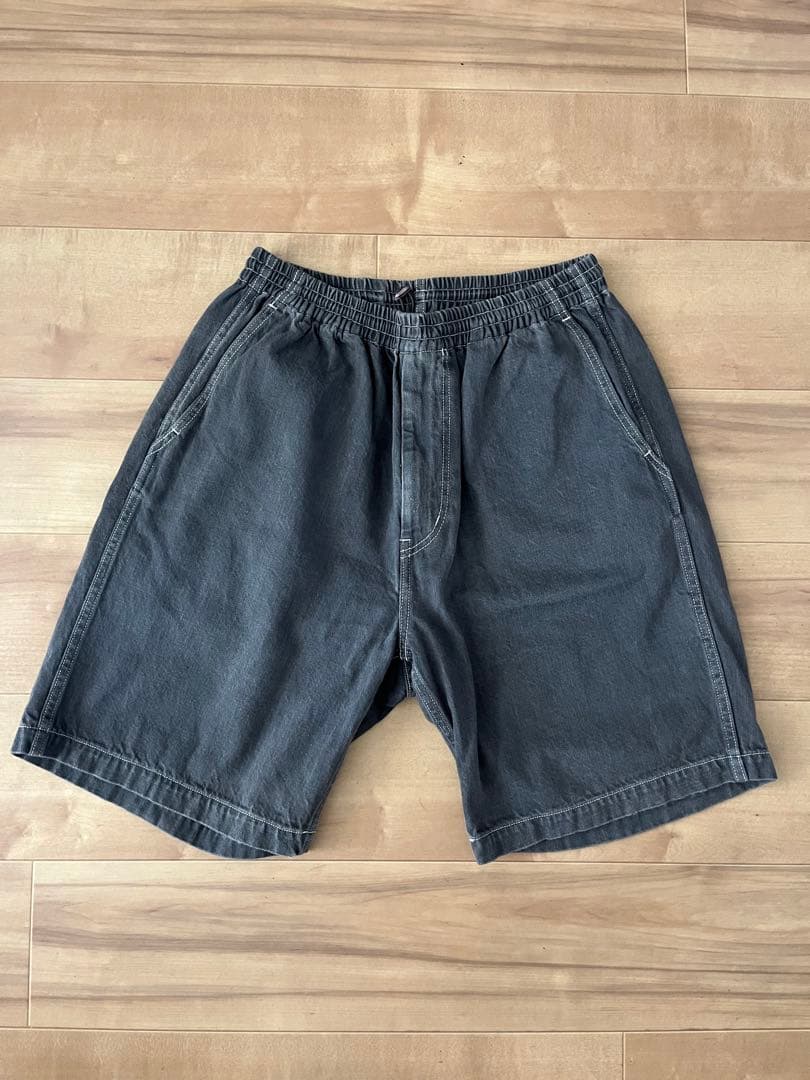 パンツ Graphpaper DenimBaggyShorts GRAY
