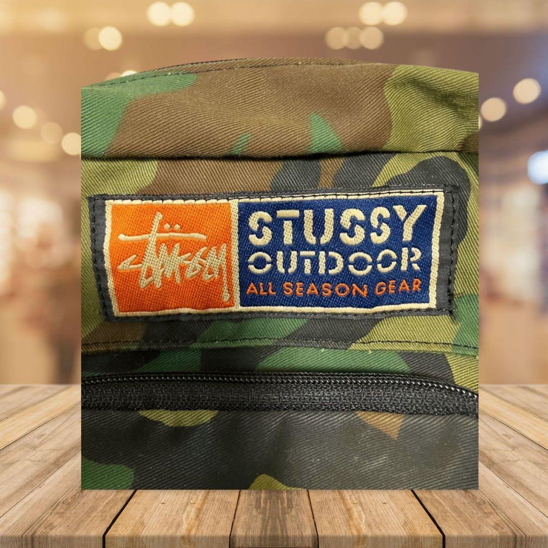 オールドステューシー　STUSSY カモフラージュ ショルダーバッグ