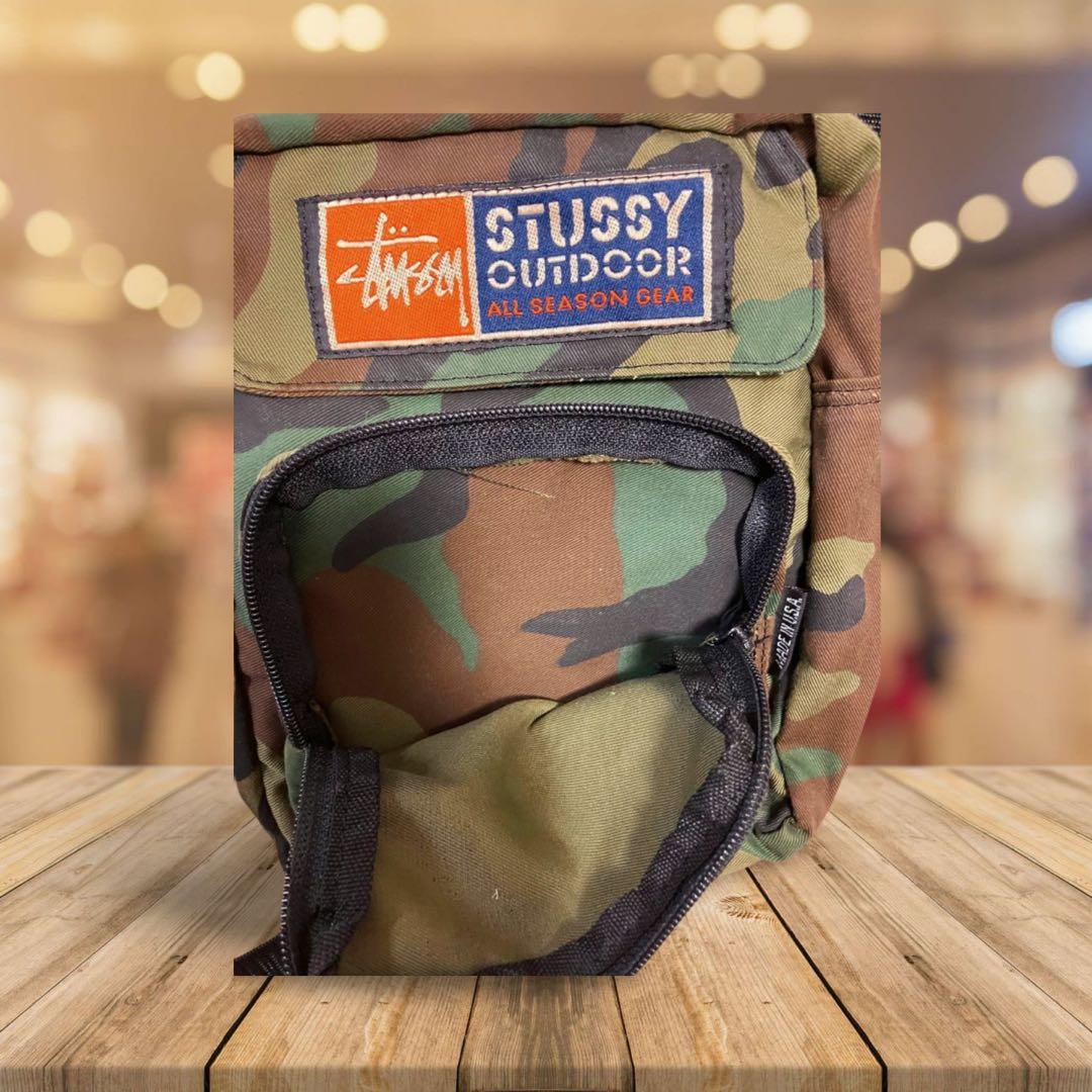 オールドステューシー　STUSSY カモフラージュ ショルダーバッグ