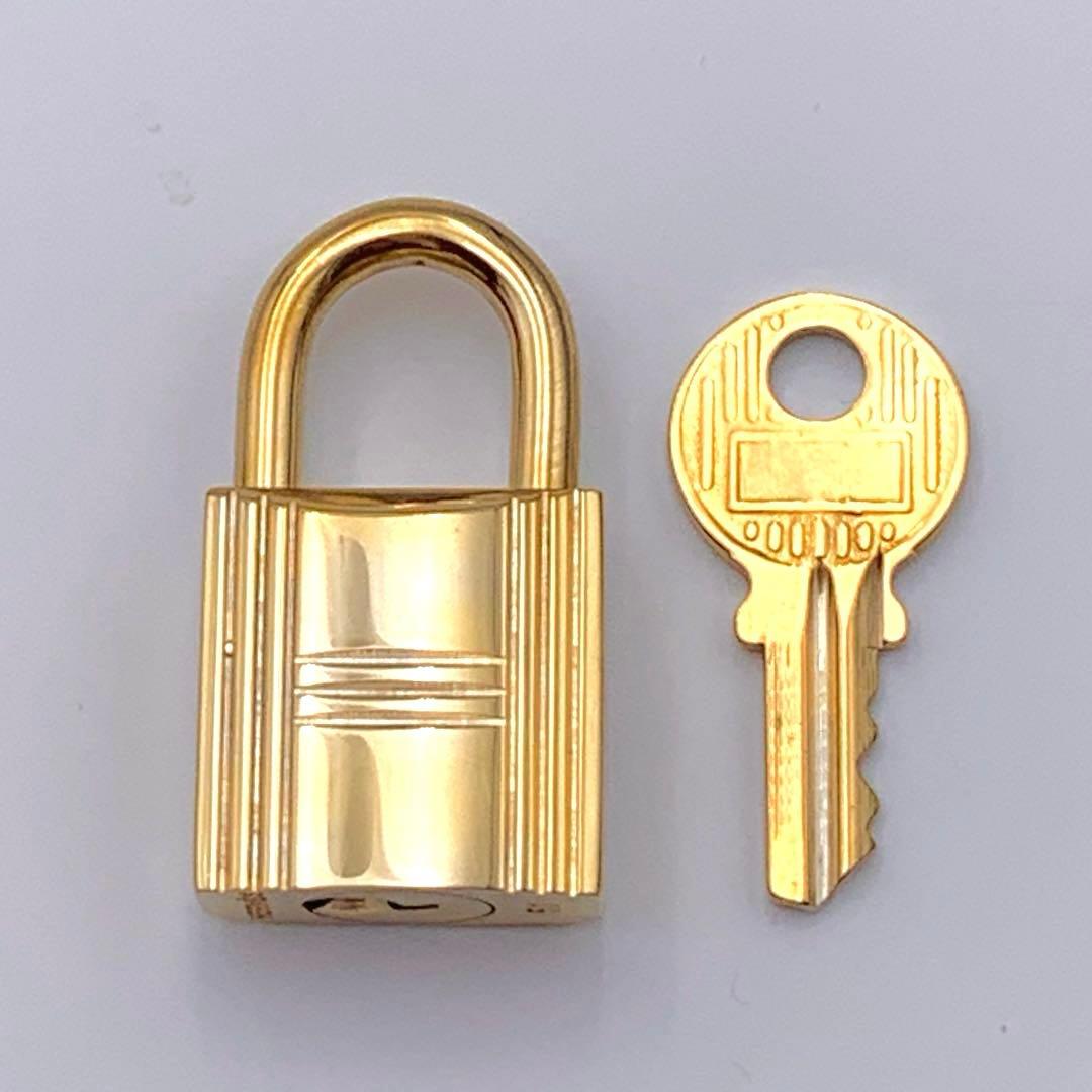 HERMES エルメス カデナ 51番 ゴールド 24Kメッキ 鍵付き 南京錠