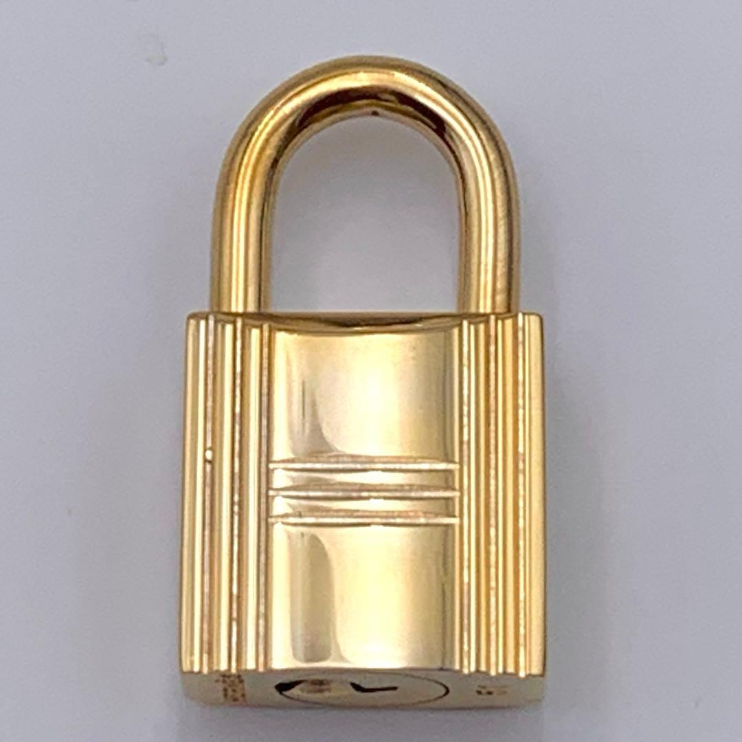 HERMES エルメス カデナ 51番 ゴールド 24Kメッキ 鍵付き 南京錠