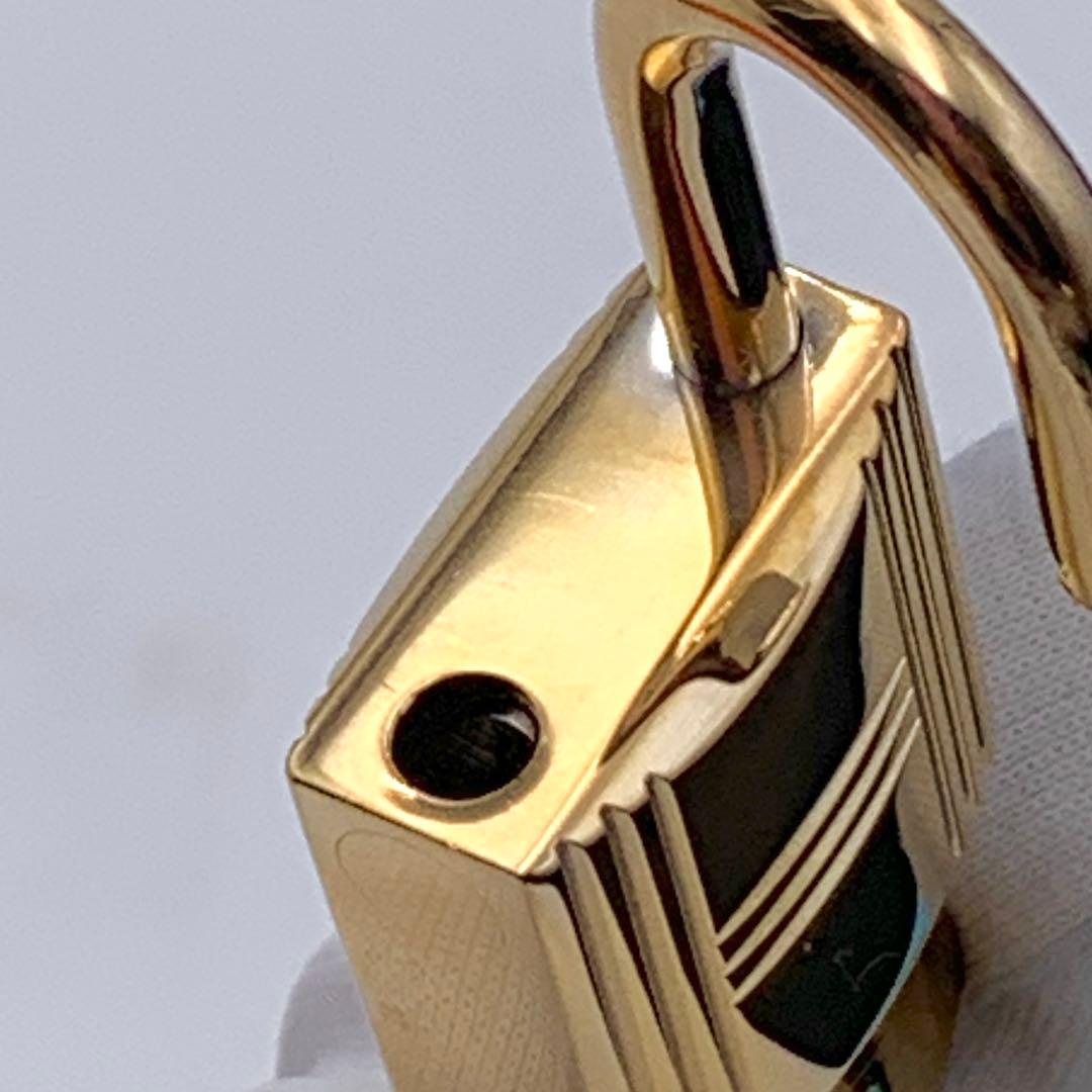 HERMES エルメス カデナ 51番 ゴールド 24Kメッキ 鍵付き 南京錠