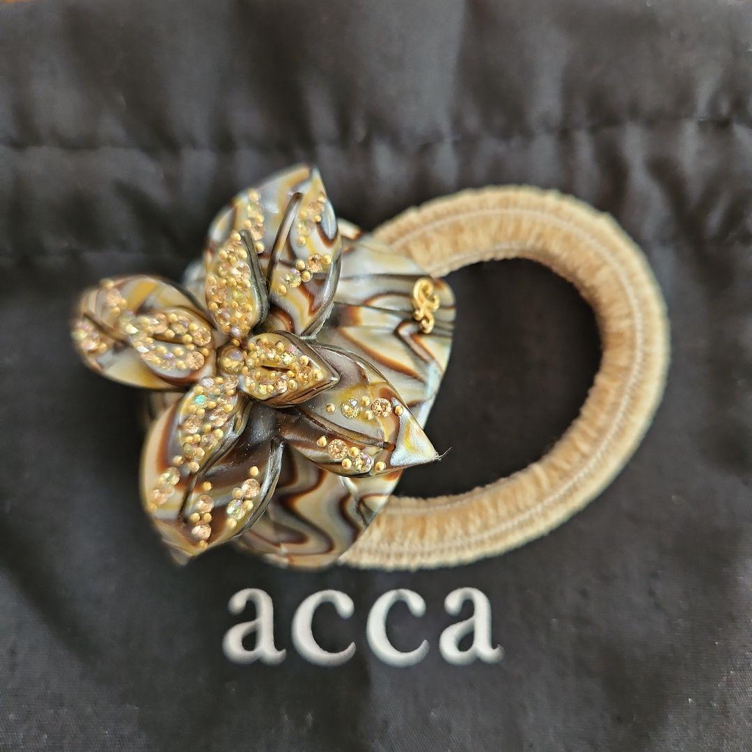 acca 美品✨ヘアクリップ&難ありヘアゴム2個セット